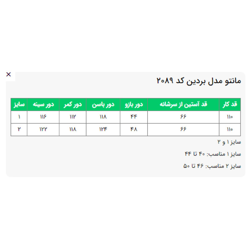 مانتو زنانه السانا مدل بردین کد 208905مدل 1