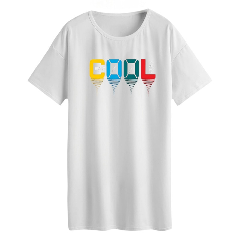تی شرت لانگ زنانه مدل cool
