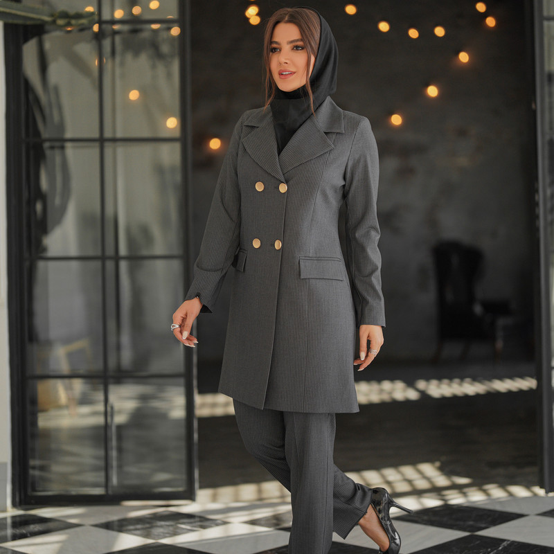 مانتو و شلوار زنانه السانا مدل رویسا کد 108902
