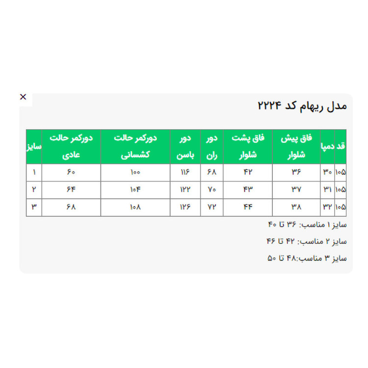 شلوار بگ زنانه السانا مدل ریهام کد 222404مدل 1