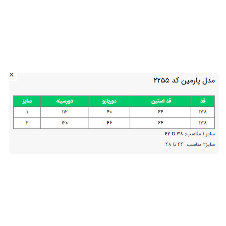 مانتو زیر زانو زنانه السانا مدل پارمین کد 225501