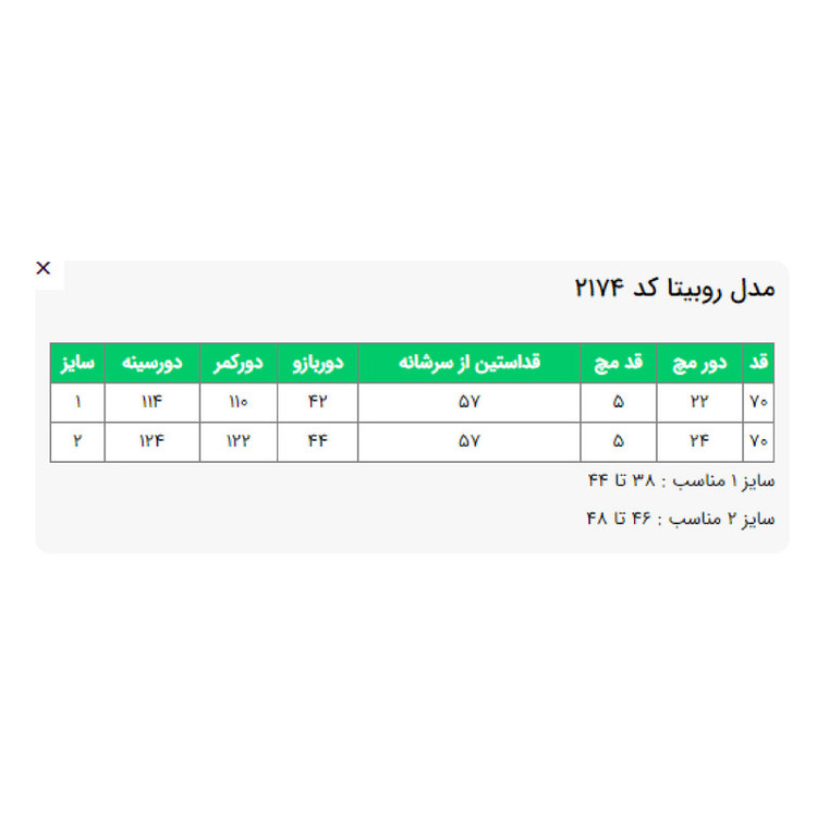 مانتو زیر باسن زنانه السانا مدل روبیتا کد 217479