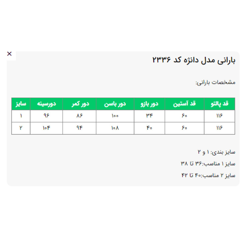 بارانی زنانه السانا مدل دانژه کد 233628