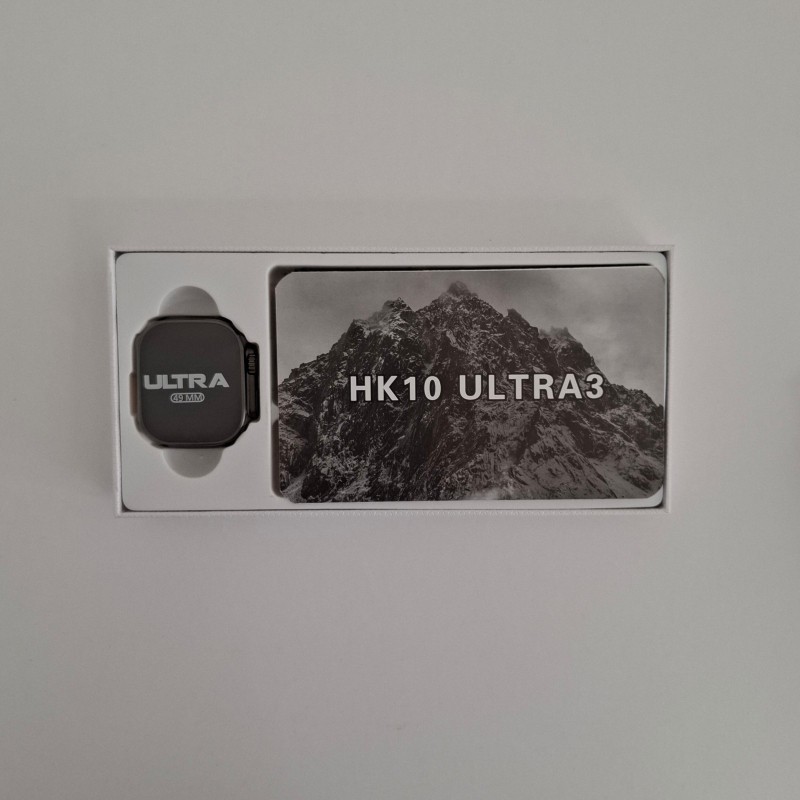 ساعت هوشمند ویرفیت مدل HK10 ultra3، سایز49، دارای قابلیت های کنترل موسیقی، شمارنده ضربان قلب، گام شمار، قابلیت مکالمه مس