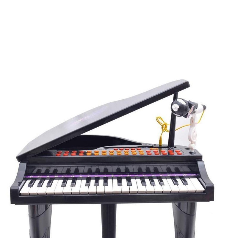 اسباب بازی موزیکال مدل پیانو پایه دار و میکروفون کد 88022
